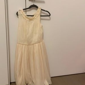 Crewcuts girls Cream dress